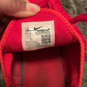 Nike Red Athletic Performance Shoes